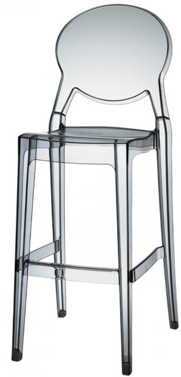 SC IGLOO STOOL Ghost Transparent 74 high