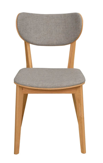 Kato Chair Oak/Light Grey