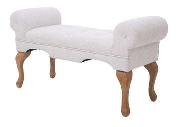 AM Laura Boudoir Bench Beige