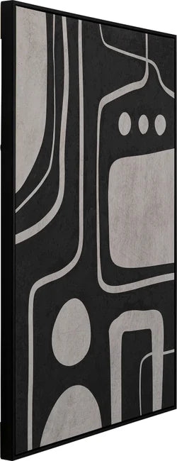 Canvas Print Artistic Black 70x110cm