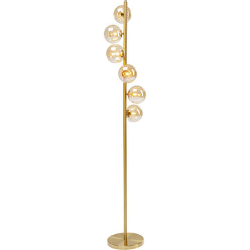 Floor Lamp Scal Balls Brass