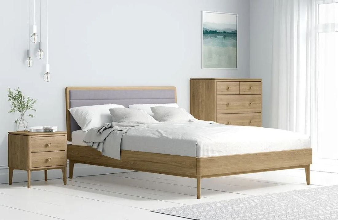 VL Retro Visto 4ft6 Double Bed Natural