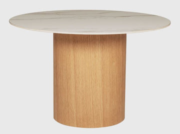 Evie Round Dining Table Sand