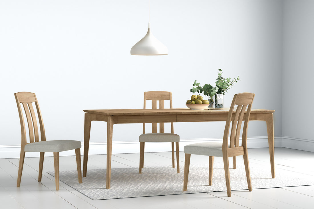 Erick Dining Table 1250-1650 Extending - Oak Natura