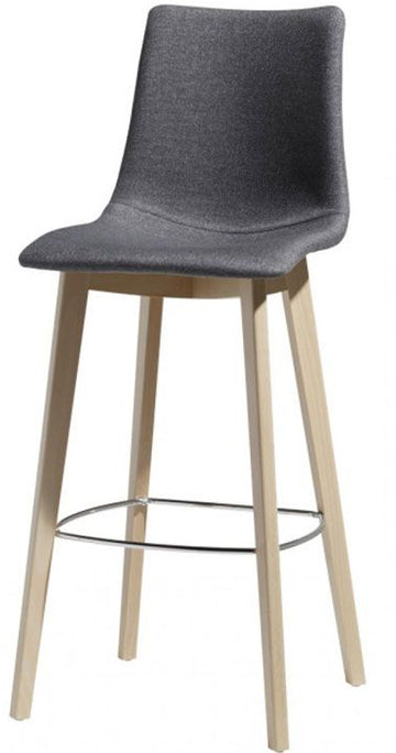 SC NATURAL ZEBRA POP BARSTOOL h. 68 Grey