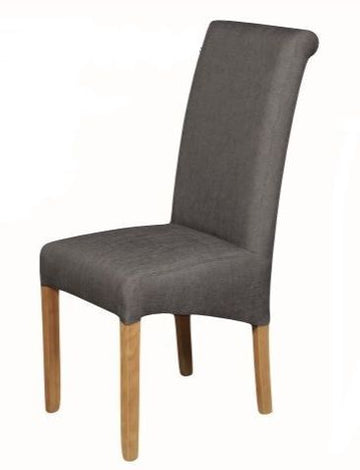 AM Sophie Oak Chair Grey KD