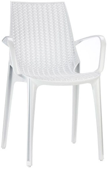 SC Tricot Italy Arm-Chair White