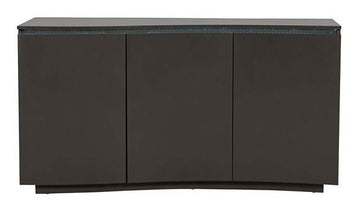 Daiva Sideboard 3 Door - Charcoal Matt With Led