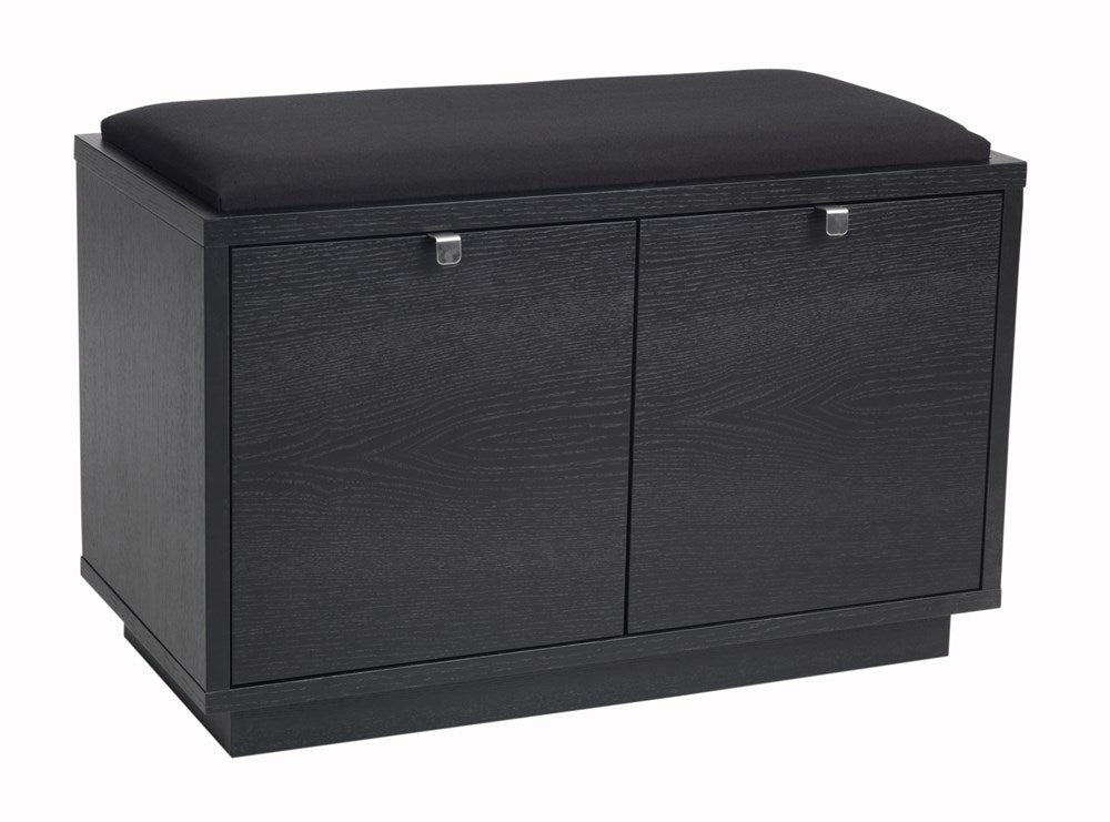 RO Confe Bench 2 Drawers Black/Black