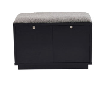 RO Confe Bench 2 Drawers Black/Light Grey