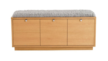 RO Confe Bench 3 Drawers Oak/Ash