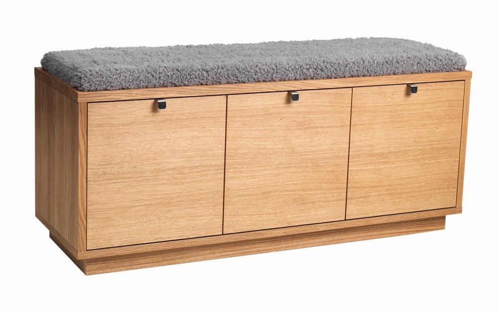 RO Confe Bench 3 Drawers Oak/Ash