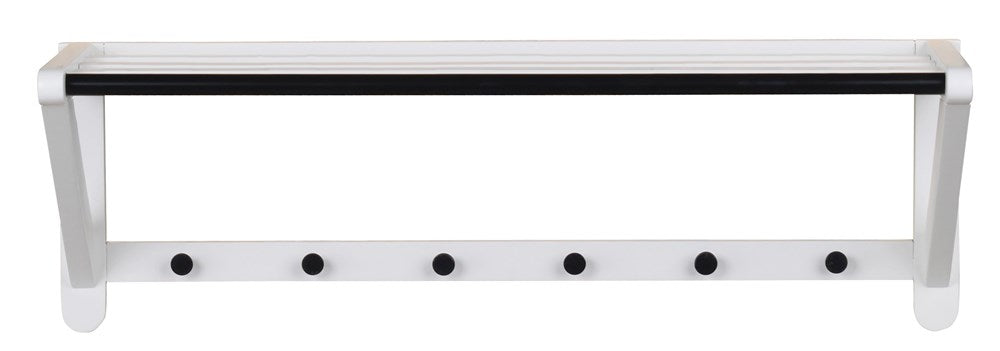 RO Met Hat Shelf Single White