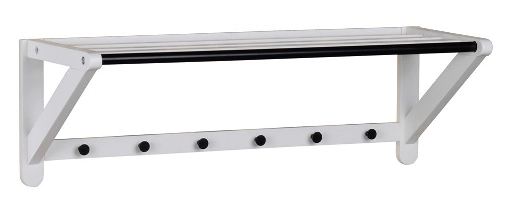 RO Met Hat Shelf Single White