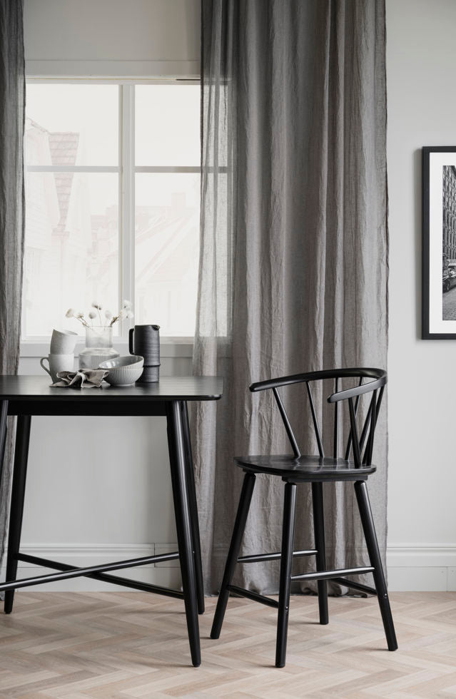 RO Carmen Bar Chair Black
