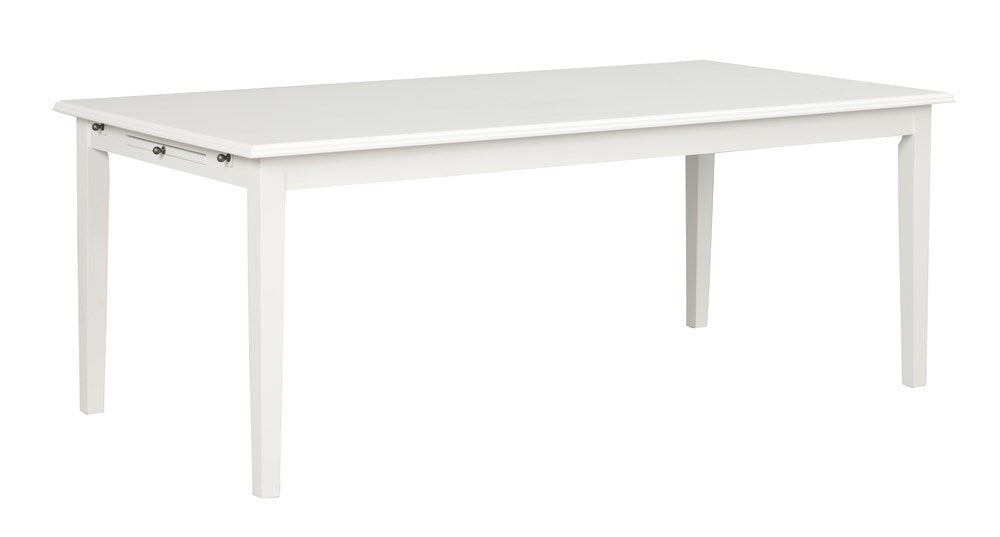 RO Koste Extending Dining Table Rectangular Large White