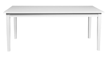 RO Witts Extending Dining Table Rectangular Large White