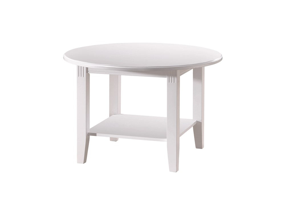 RO Witts Coffee Table Round White