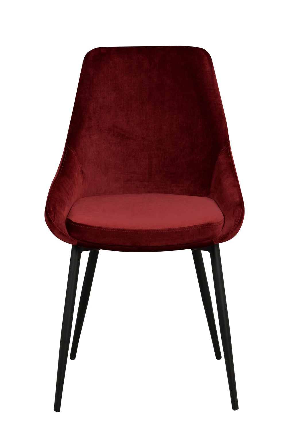 RO Sier Dining Chair Red Velvet