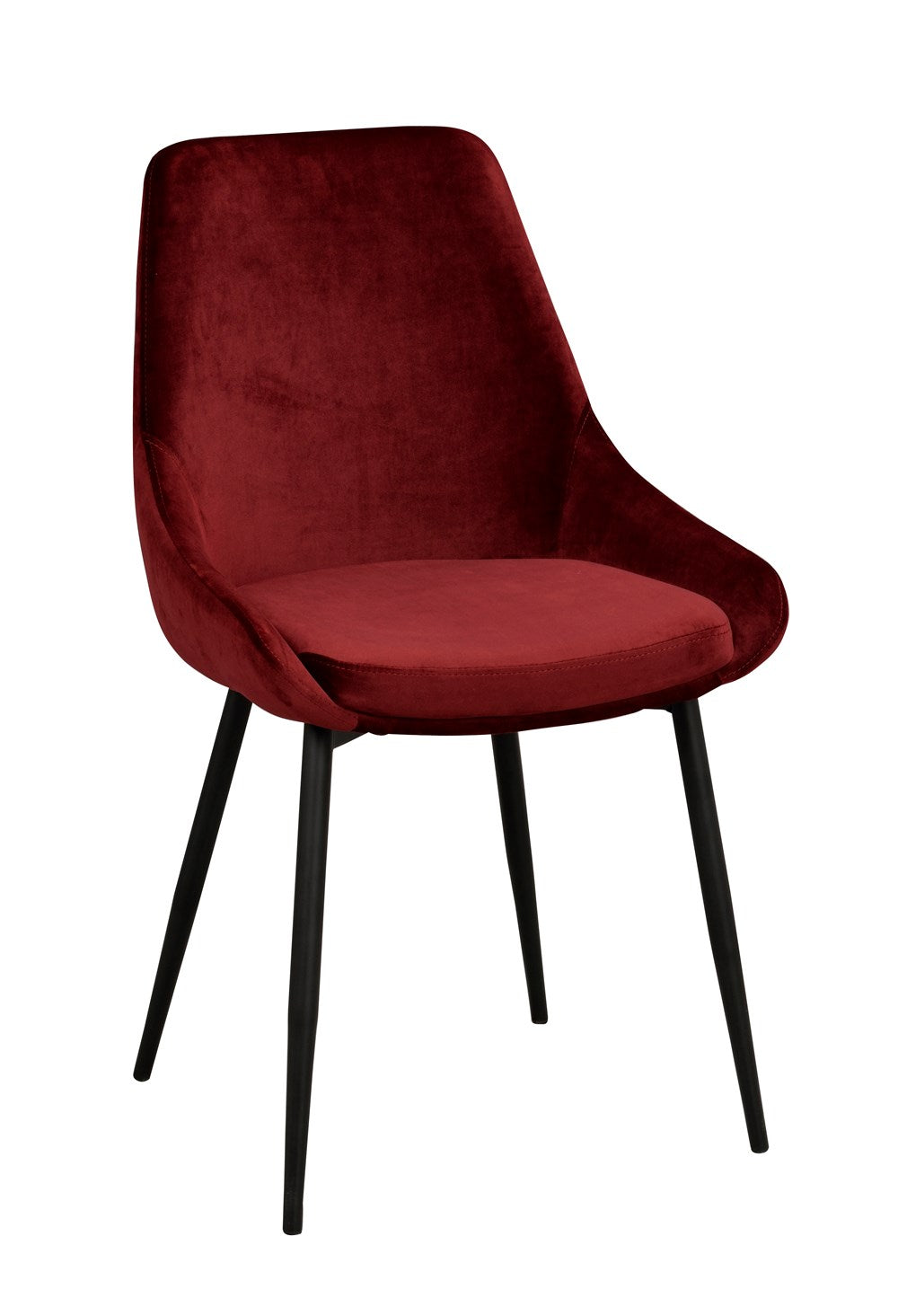 RO Sier Dining Chair Red Velvet