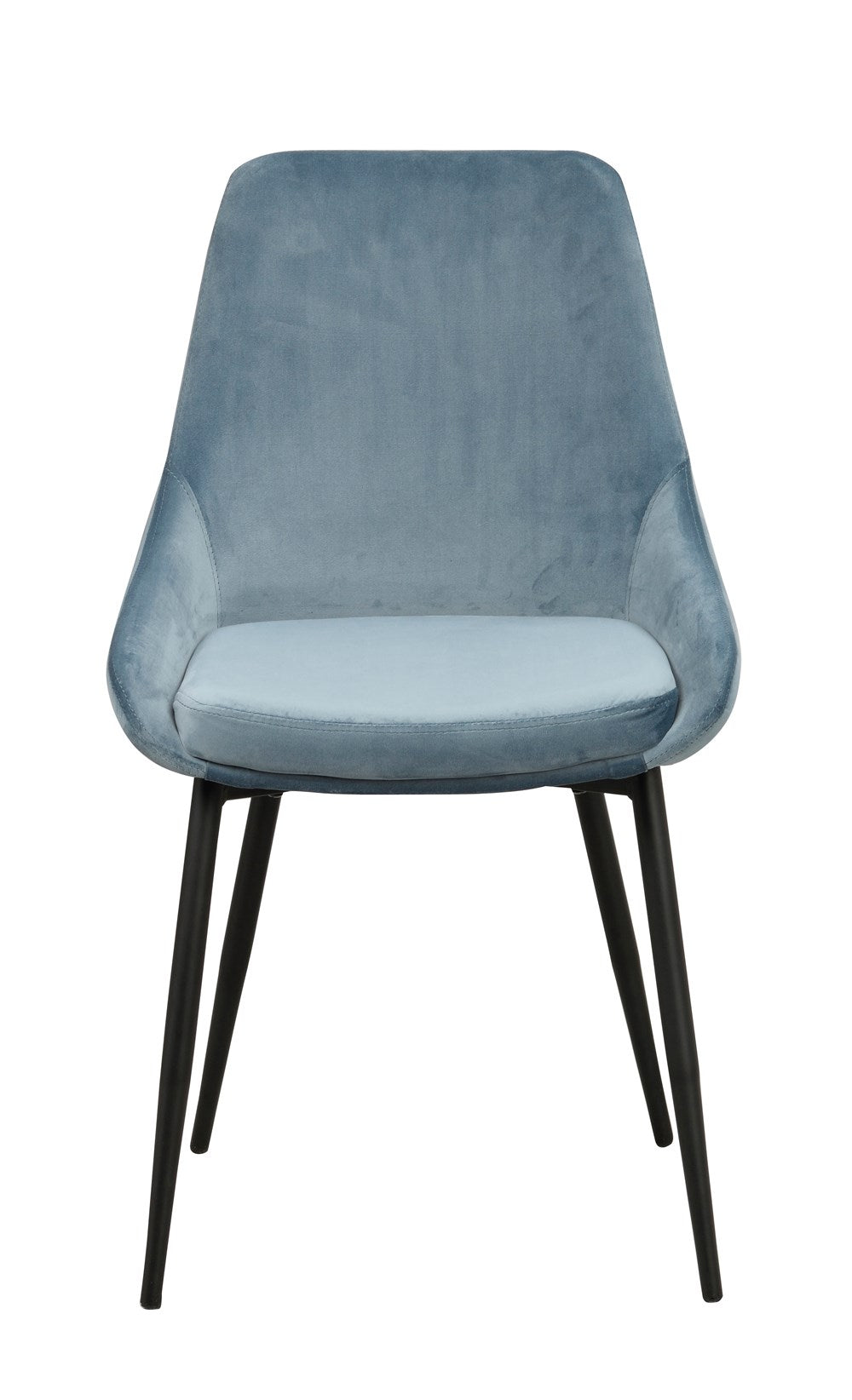 RO Sier Dining Chair Light Blue Velvet