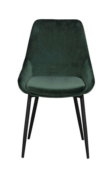 RO Sier Dining Chair Green Velvet