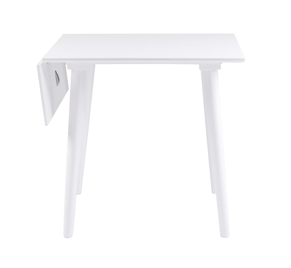 RO Lotta Drop Leaf Table 80x80 White