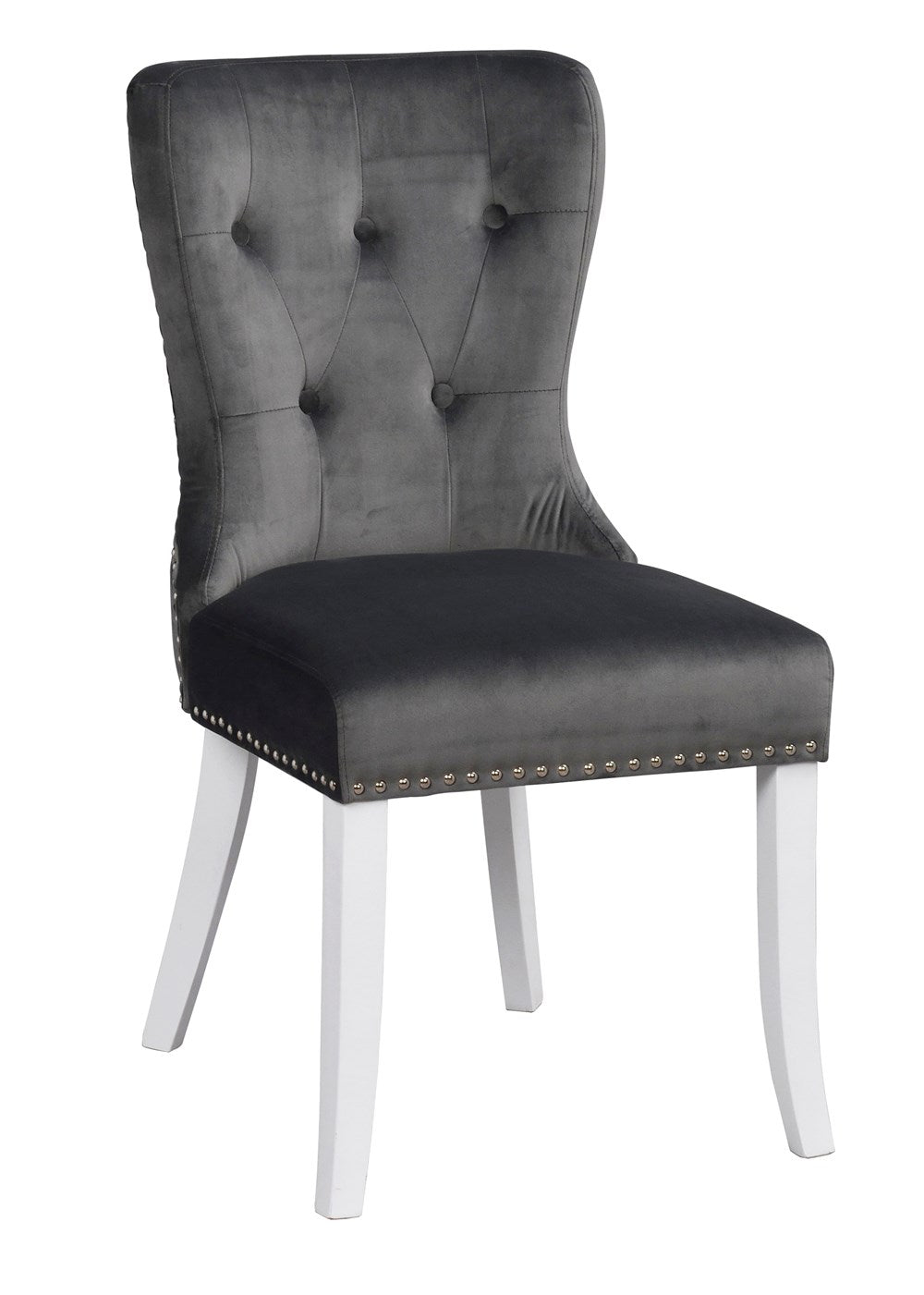 RO In Dining Chair Grey Plush