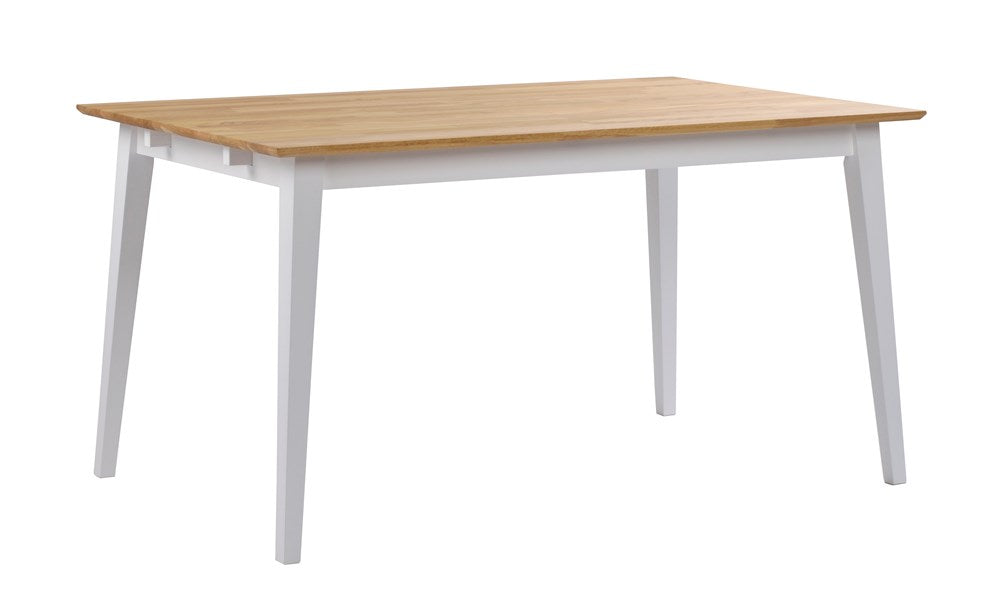 RO Filip Extending Dining Table Rectangular Medium White