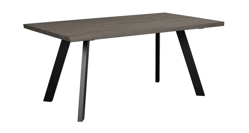 RO Fred Dining Table 170x95 Dark Brown/Black