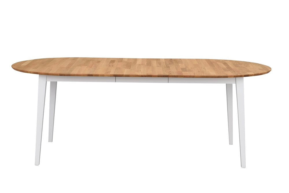 RO Filip Extending Dining Table Oval White