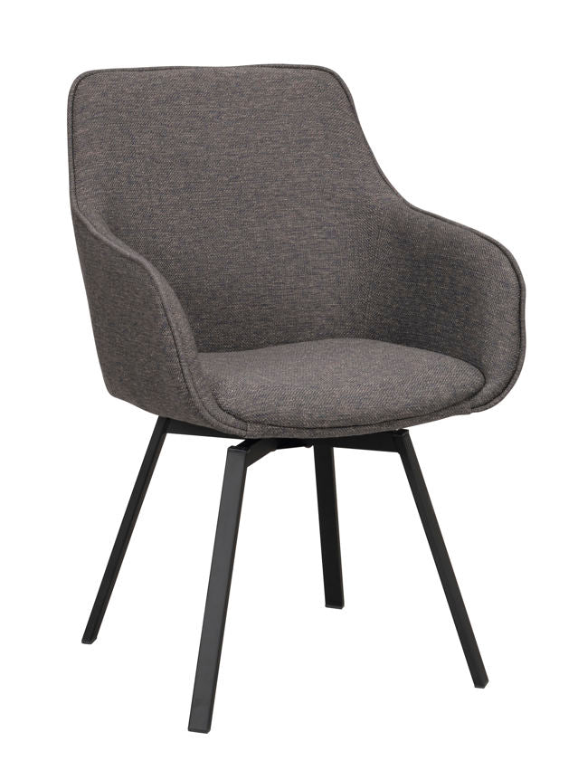 RO Alison Arm Chair Grey/Black