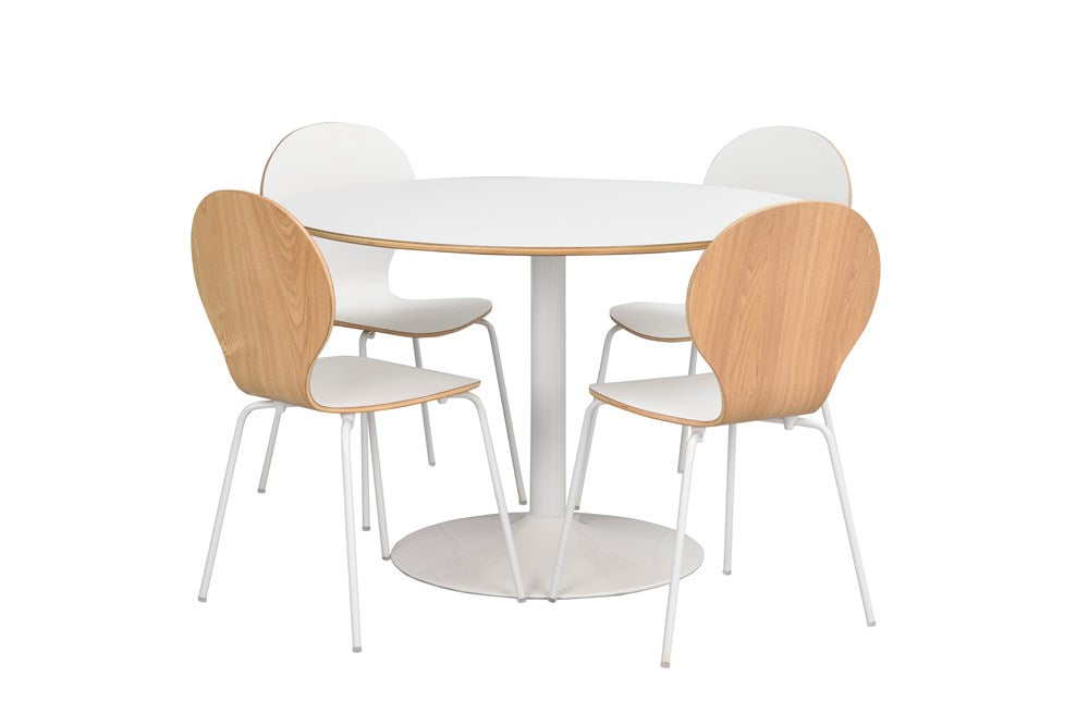 RO Fusio Dining Table Round 1 White
