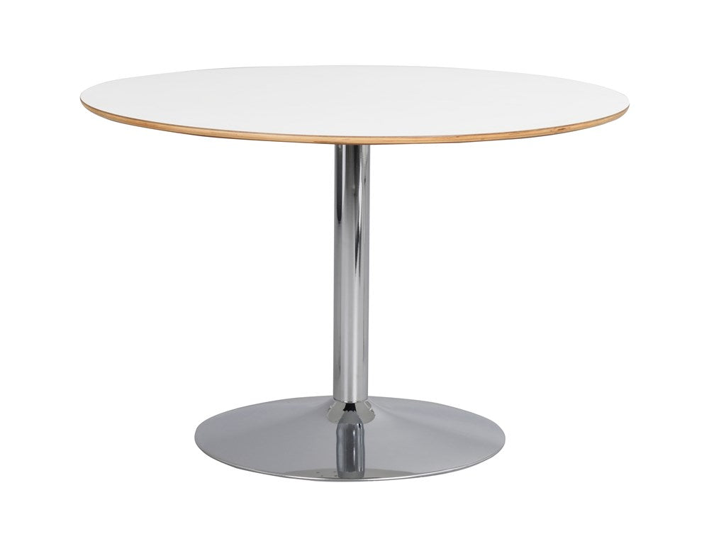 RO Fusio Dining Table Round 1 Chrome
