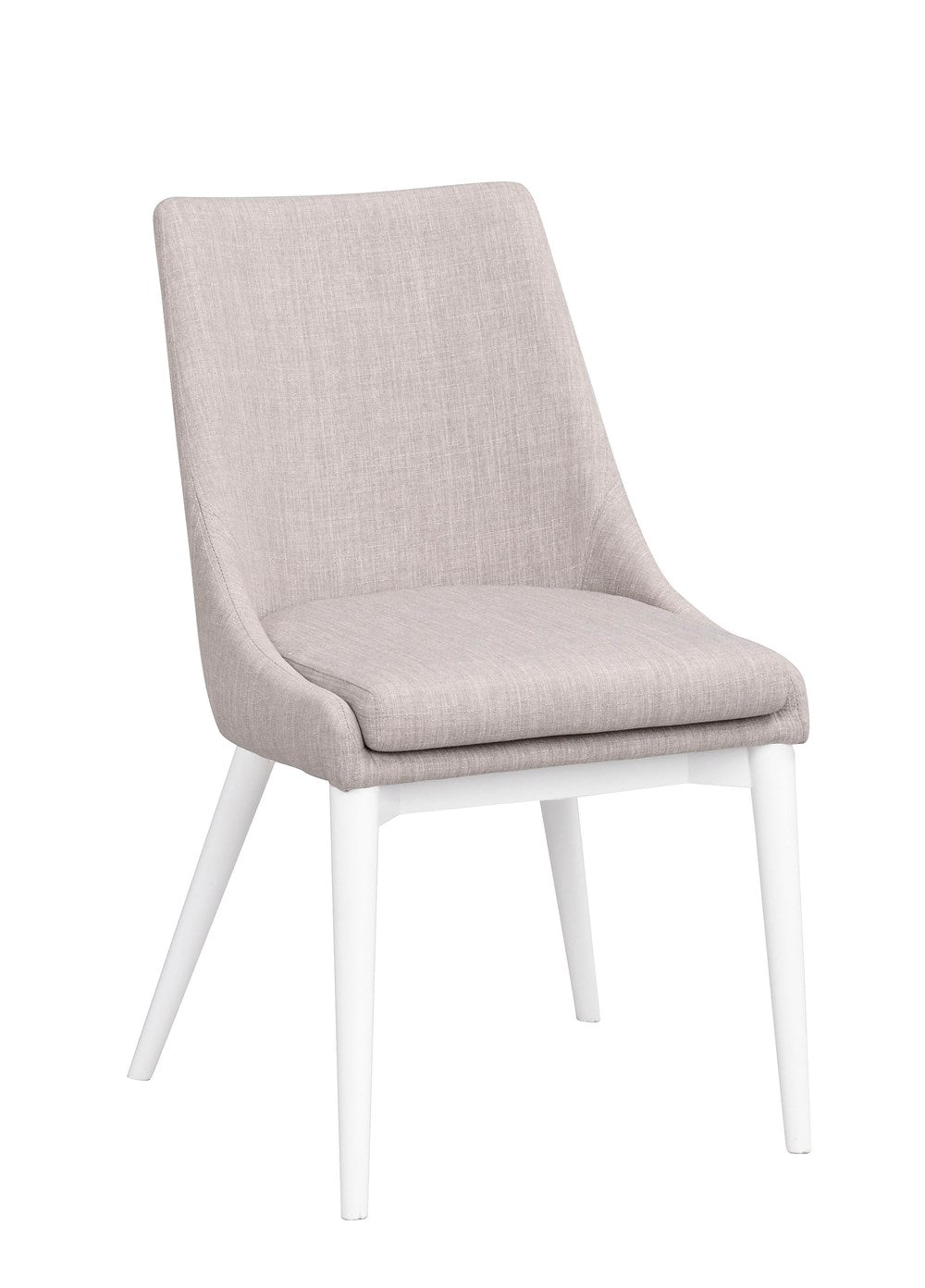 RO Be Dining Chair Light Grey/White