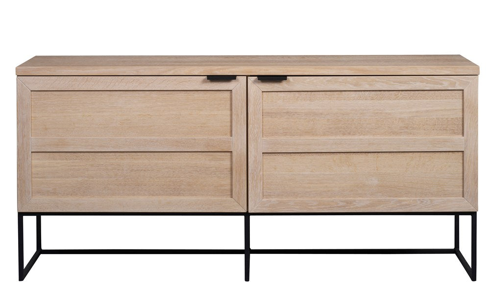 ROWICO EVERETT SIDEBOARD WHITEWASH/BLACK