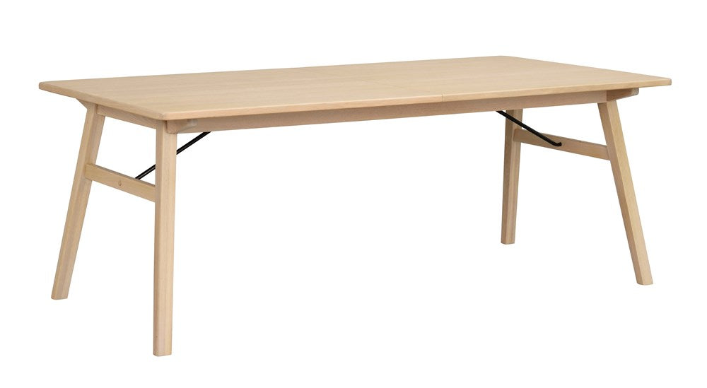 RO Grah Extending Dining Table White Pigmented