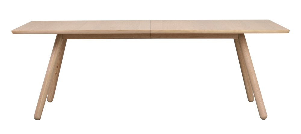 RO Lansin Extending Dining Table White Pigmented