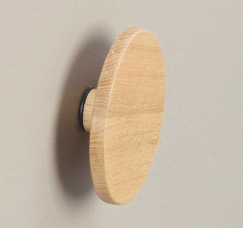 RO Memph Coat Rack Round Large Oak