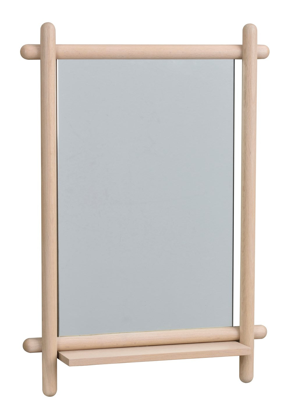 RO MILFORD MIRROR WHITEWASH