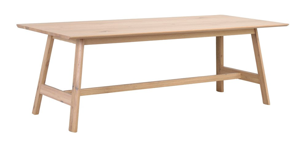 RO Isla Extending Dining Table White Pigmented
