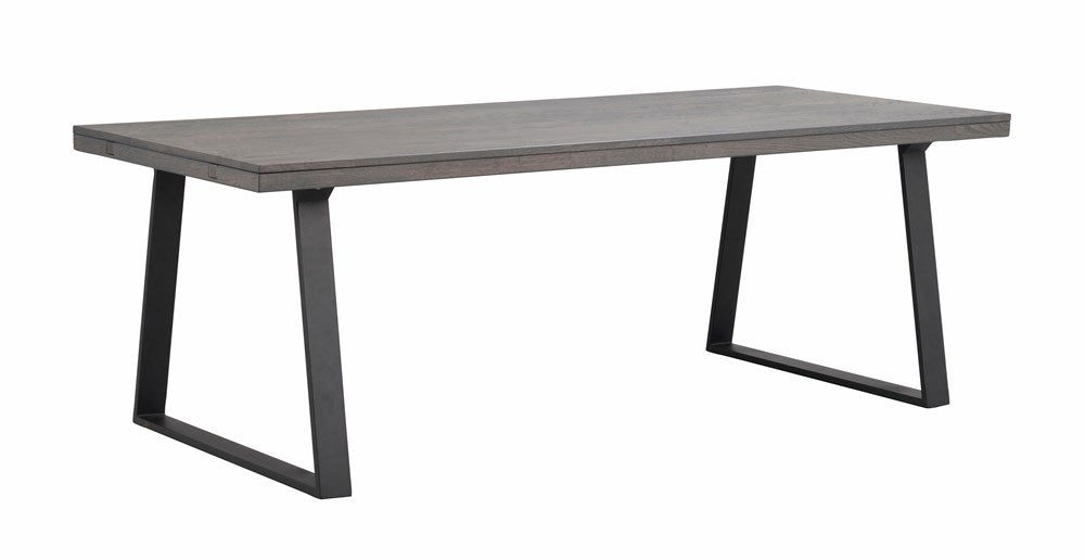 RO Brooklyn Extending Dining Table U 220x95 Dark Brown/Black