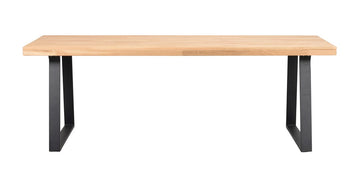 RO Brooklyn Extending Dining Table U 220x95 Oak/Black