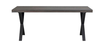 RO Brooklyn Extending Dining Table X 170x95 Dark Brown/Black