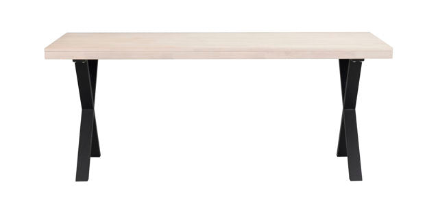 RO Brooklyn Extending Dining Table X 170x95 Whitewash/Black