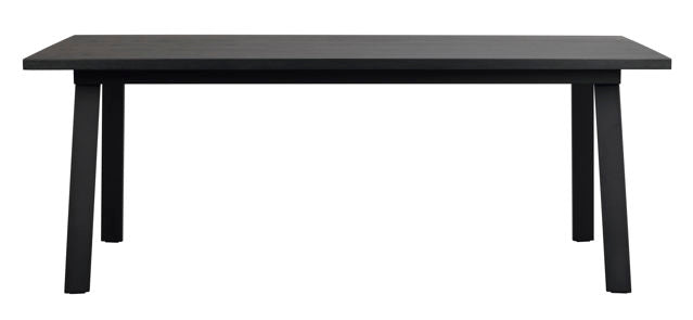 RO Winnipeg Extending Dining Table Black/Black