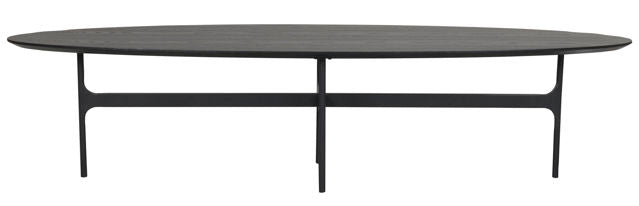 RO Colton Coffee Table Oval Black