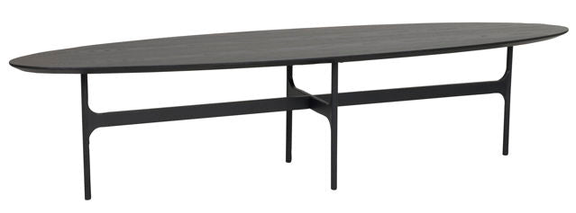 RO Colton Coffee Table Oval Black