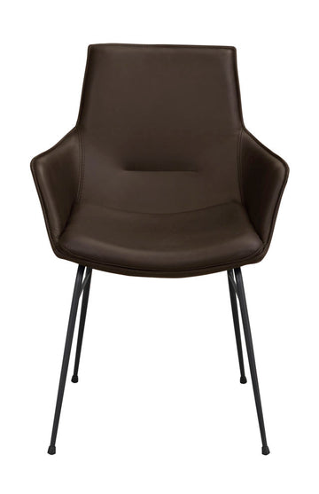 RO Lowell Fixed Arm Chair Brown/Black