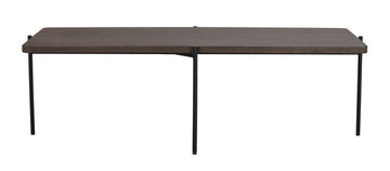 RO Shelton Coffee Table 145x60 Brown/Black